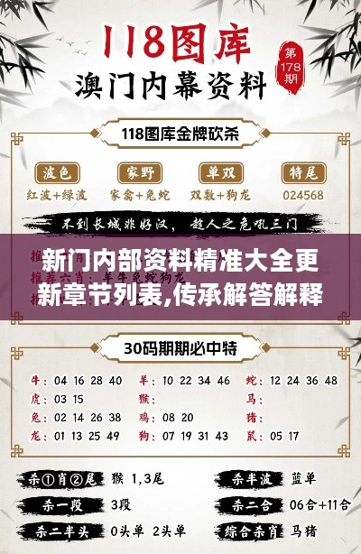 新门内部精准资料免费|精选资料解析大全